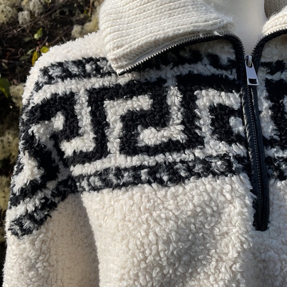 Isabel Marant Étoile | Garner Fleece Quarter Zip Pullover - Picture 4 of 16